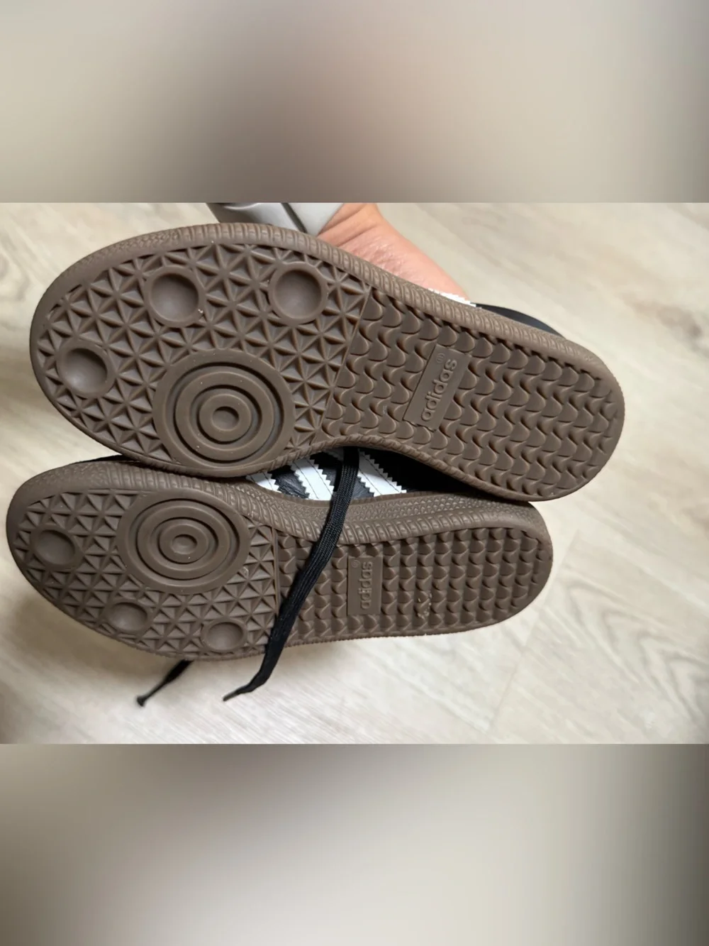 adidas Kids Samba Shoes in Black and White